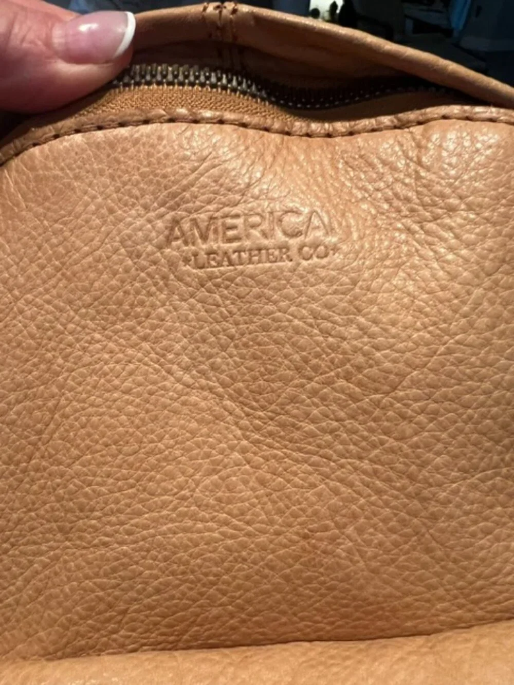 American Leather Co Rugged Back Pack ~ Butter Soft Natural Leather 14x12x5